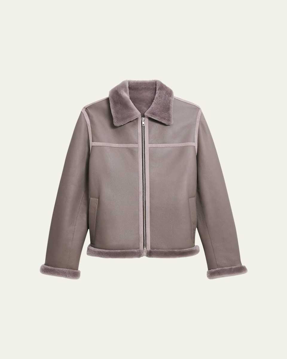 A-Line Shearling Jacket